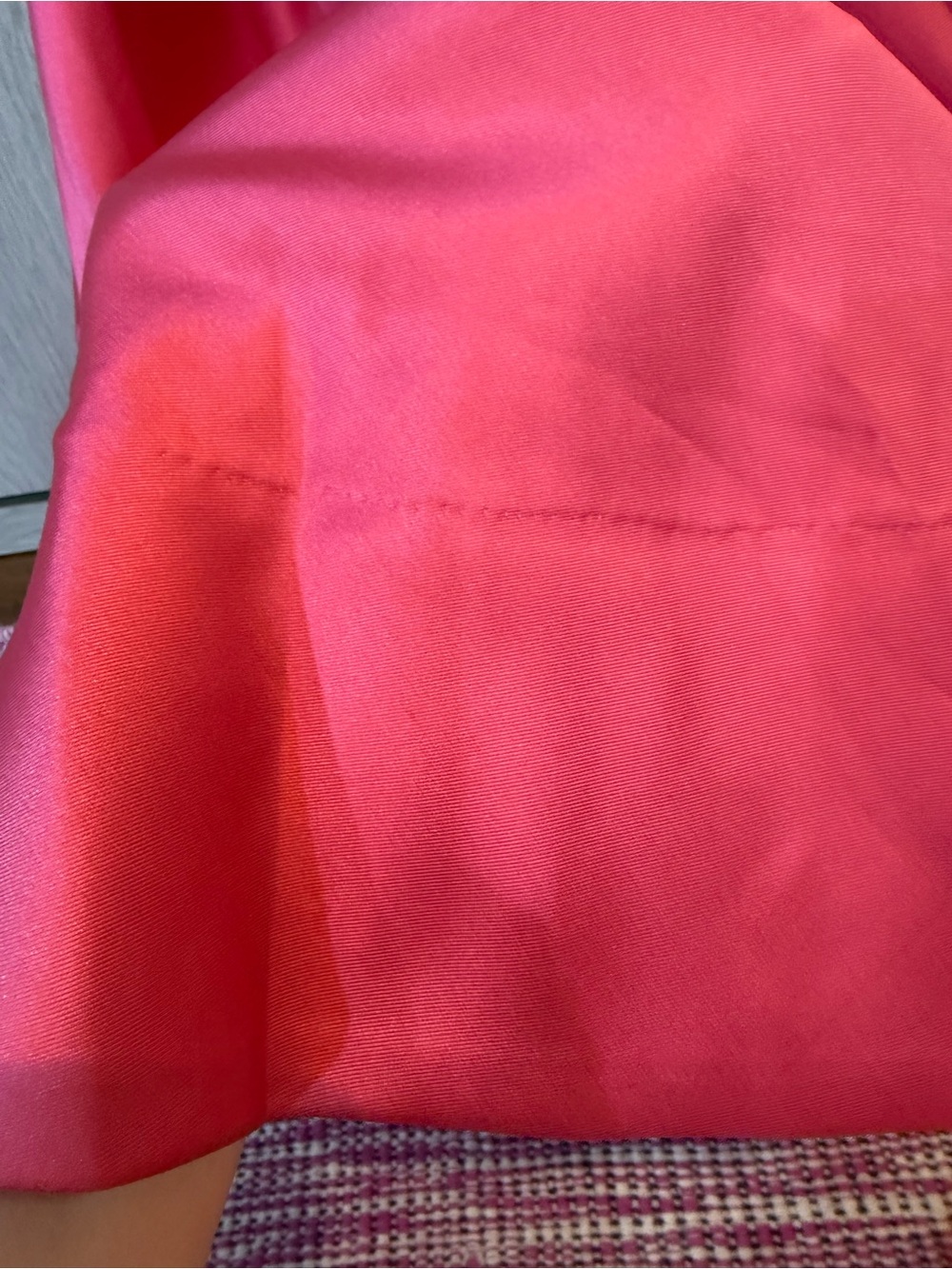 NWT Hutch Anthropologie Sabrina Strapless High-Low Pleated Pink Satin Gown 16P - Picture 15 of 15
